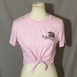 Divided “You’re Cute” Halter Top